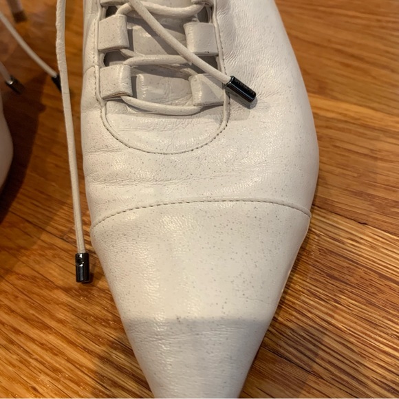 Alexandre Birman Millen White Lace up Leather Booties - Picture 5 of 14